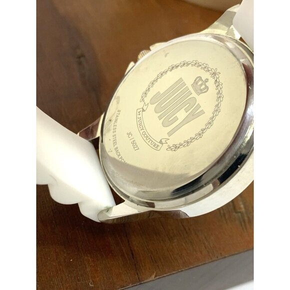 Juicy By Juicy Couture Women\'s Watch JC/5027 Quartz Silver Dial White Rubber main image 5
